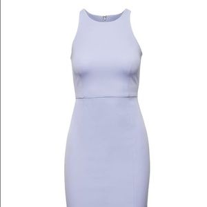 Bi-Stretch Racer-Neck Dress Banana Republic